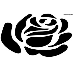 Motif Bouton de rose