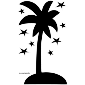 Motif Coconut palmier