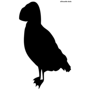 Motif Silhouette Dodo